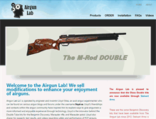 Tablet Screenshot of airgunlab.com